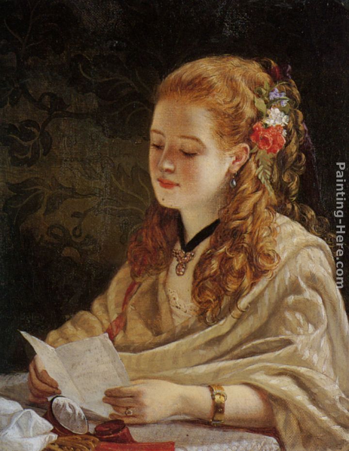 William Maw Egley The Letter